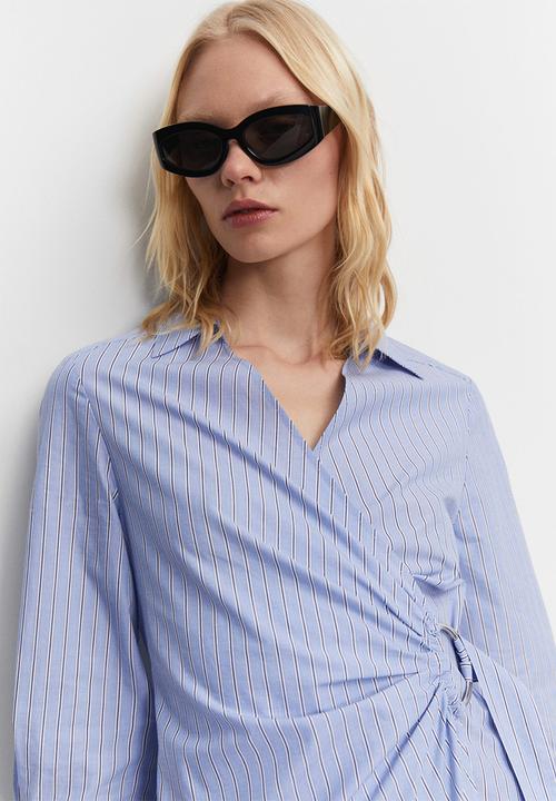 MANGO - Dress rayamil-h - mid-blue