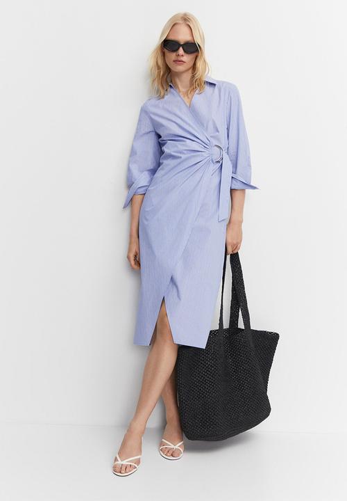 MANGO - Dress rayamil-h - mid-blue