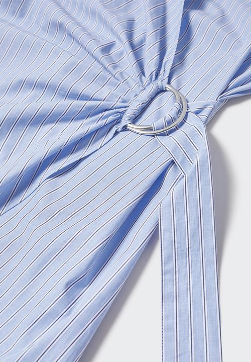 MANGO - Dress rayamil-h - mid-blue