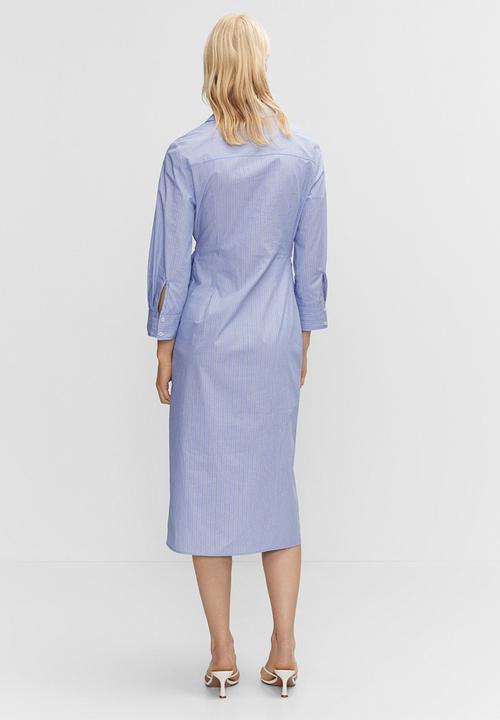 MANGO - Dress rayamil-h - mid-blue