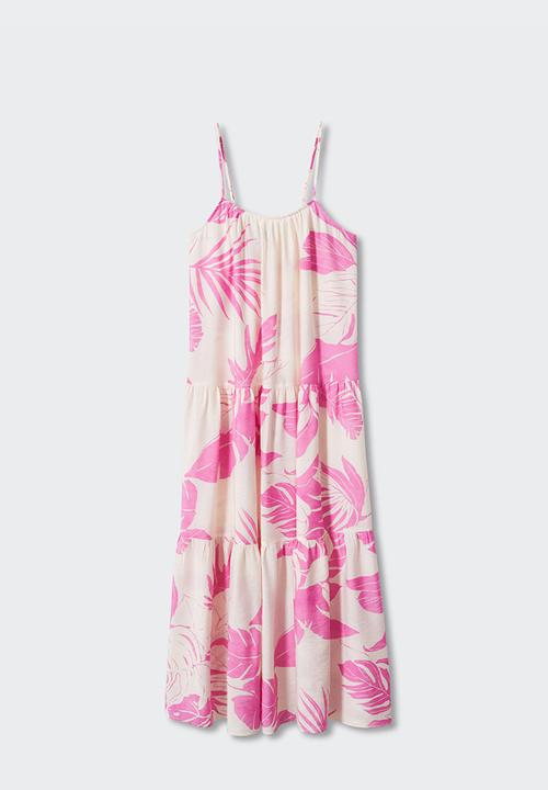 MANGO - Dress gari - mid-pink