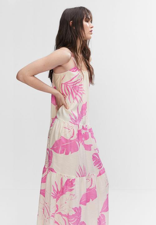 MANGO - Dress gari - mid-pink