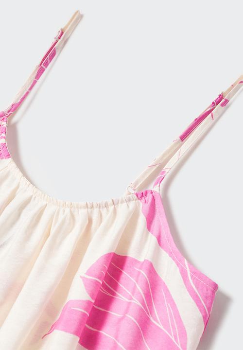 MANGO - Dress gari - mid-pink