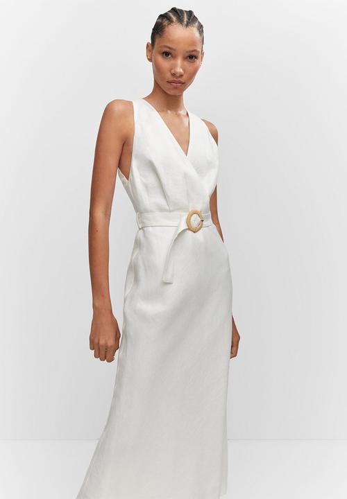 MANGO - Dress amalfi - off white