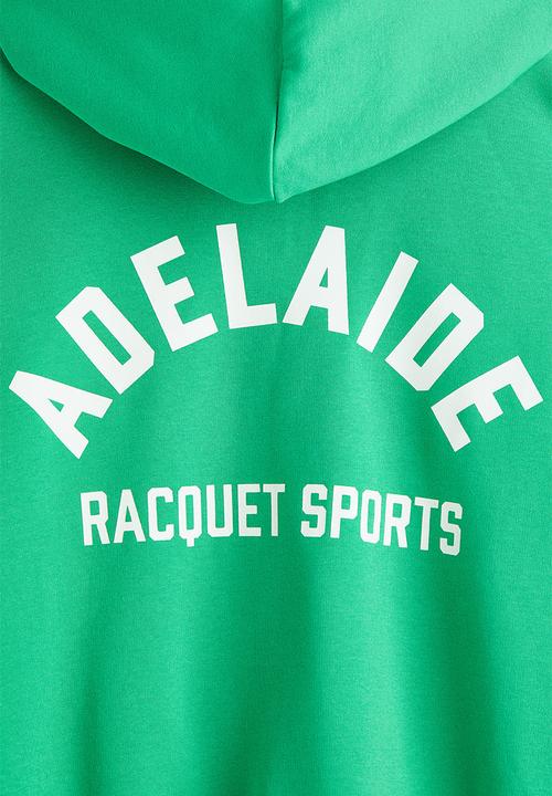 H&M - Oversized zip-through hoodie - green