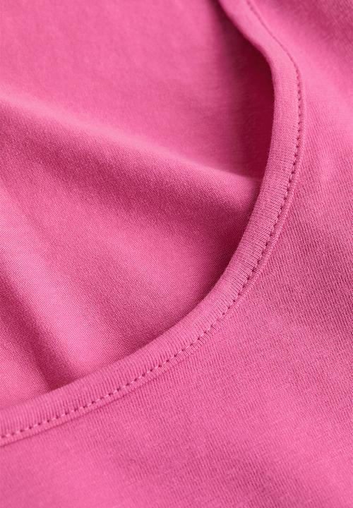 H&M - Cotton jersey top - cerise