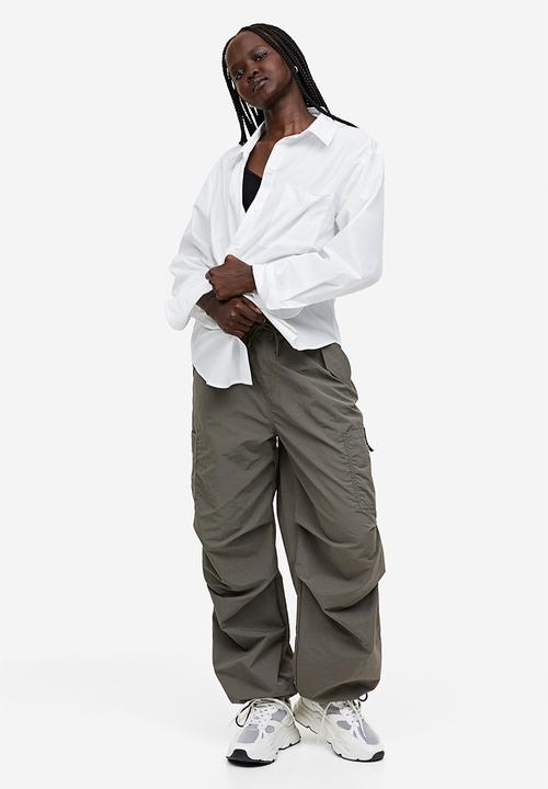 H&M - Cotton poplin shirt - white