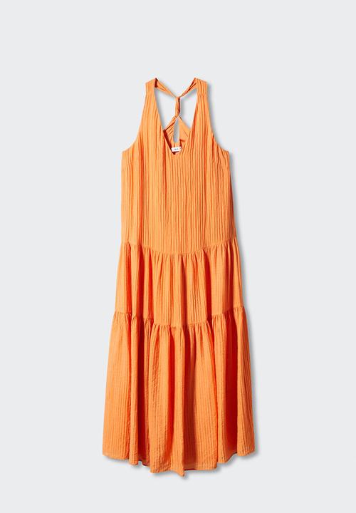 MANGO - Dress sofia - orange