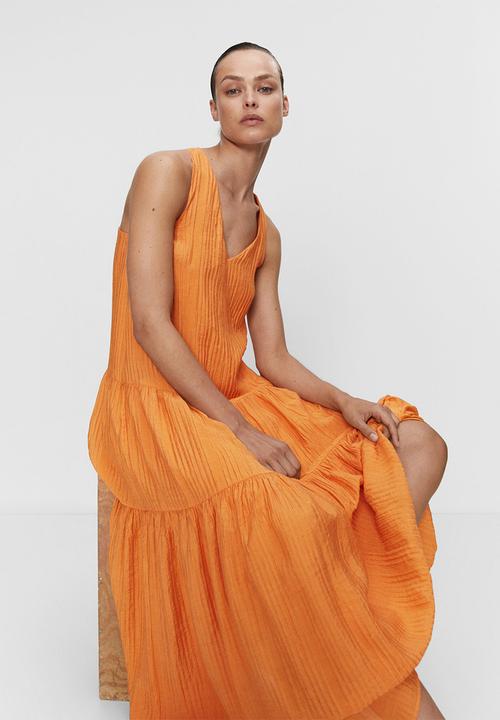 MANGO - Dress sofia - orange