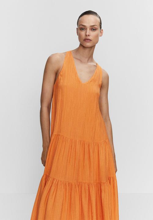MANGO - Dress sofia - orange