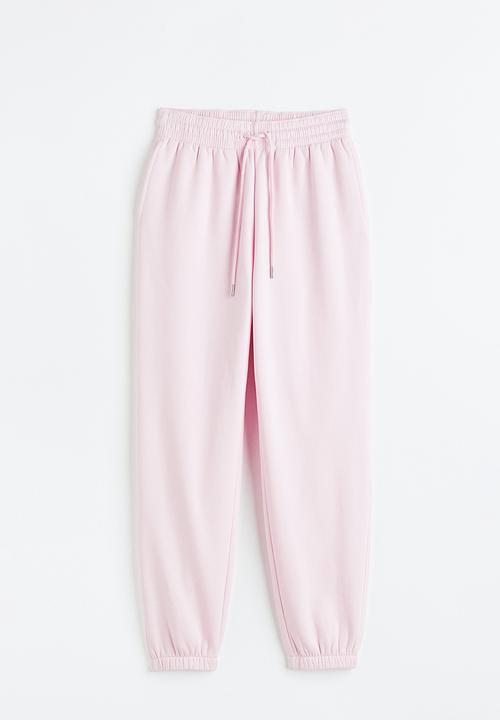 H&M - Cotton-blend sweatpants - light pink