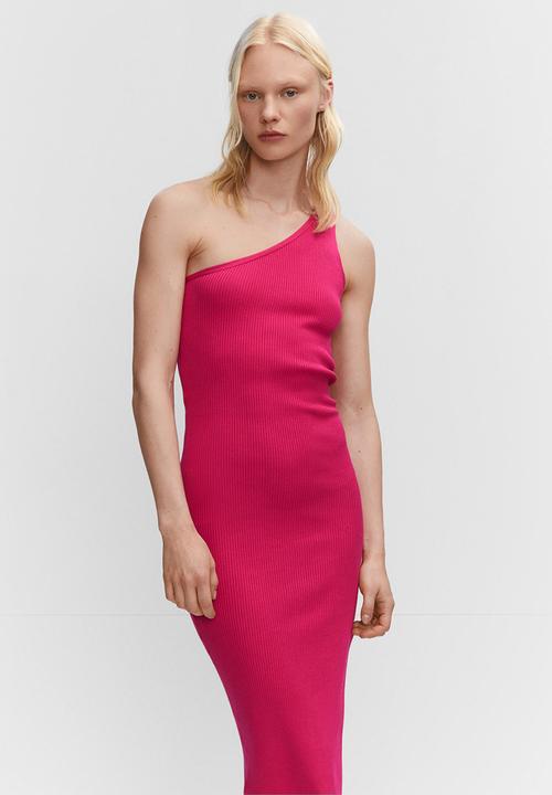 MANGO - Dress asim - bright pink