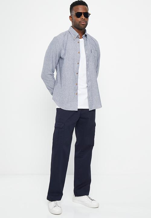Ben Sherman - Cotton oxford shirt - 68098 - midnight
