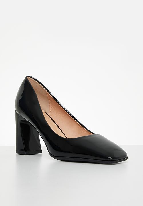 Footwork - Antella block heel - black