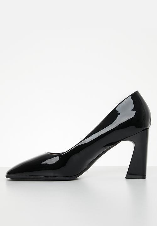 Footwork - Antella block heel - black