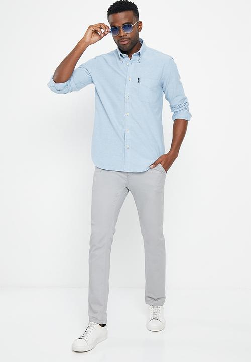 Ben Sherman - Cotton oxford shirt - 68098 - pale blue