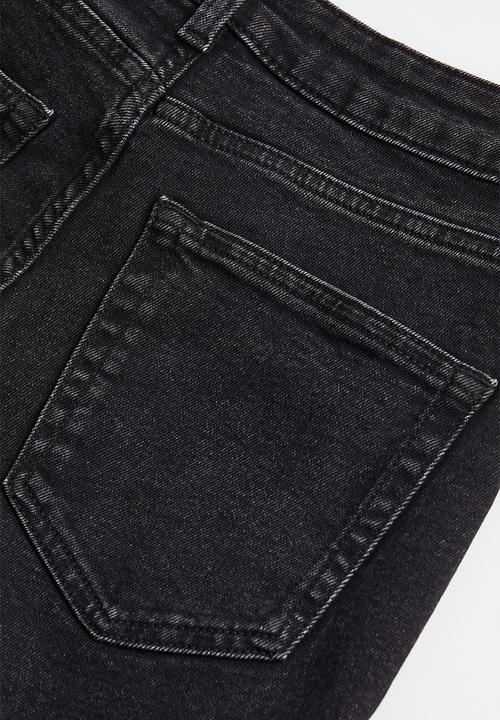 H&M - Flared high jeans - black