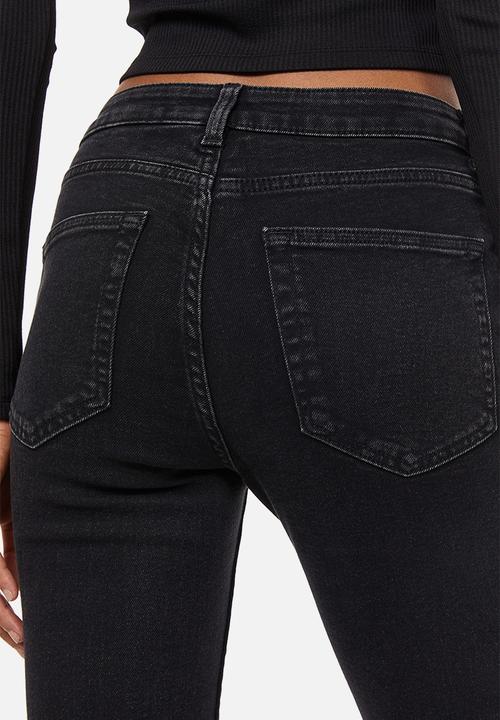 H&M - Flared high jeans - black