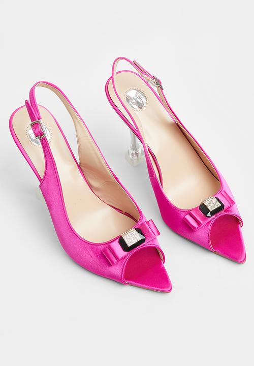 Footwork - Bevvi stiletto heel - fushia