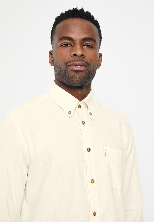Ben Sherman - Cotton oxford shirt - 68098 - Ivory