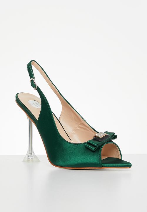 Footwork - Bevvi stiletto heel - green