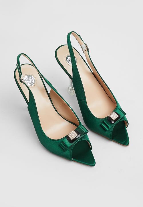Footwork - Bevvi stiletto heel - green