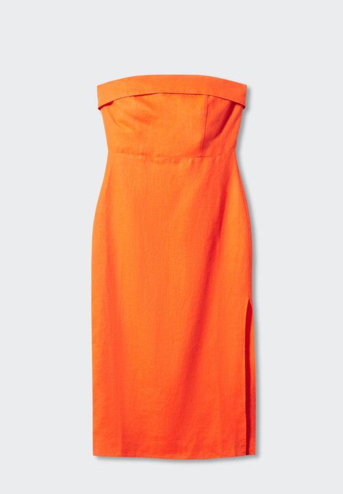 MANGO - Dress javi - orange