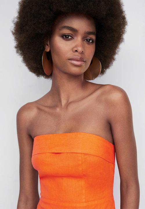 MANGO - Dress javi - orange