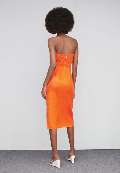 MANGO - Dress javi - orange