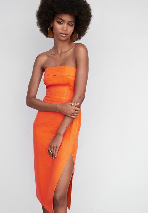 MANGO - Dress javi - orange