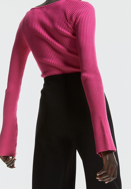 H&M - Wide trousers - black