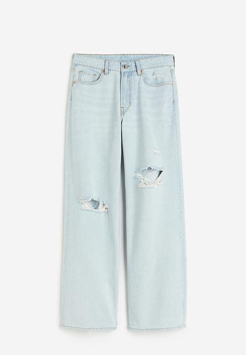 H&M - 90s baggy regular jeans - pale denim blue