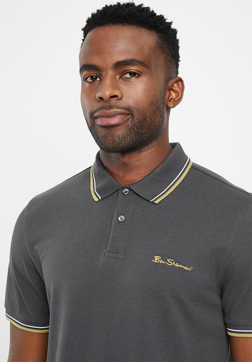 Ben Sherman - Romford short sleeve - charcoal
