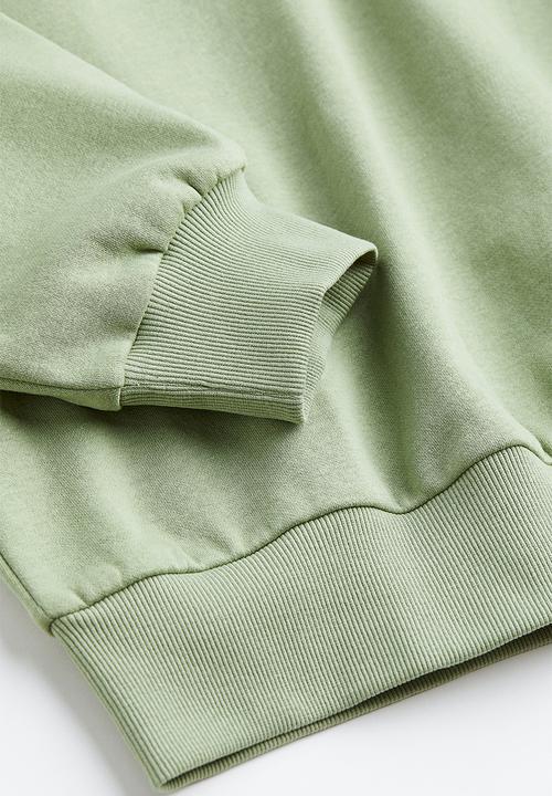 H&M - Oversized sweatshirt - khaki green