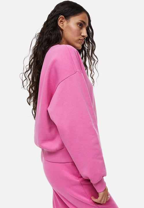 H&M - Oversized sweatshirt - cerise 