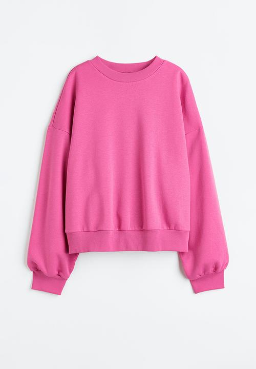 H&M - Oversized sweatshirt - cerise 