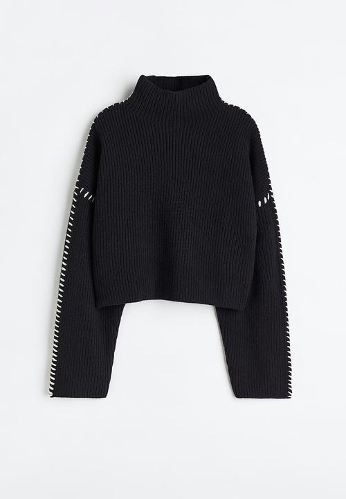 H&M - Wool turtleneck jumper - black