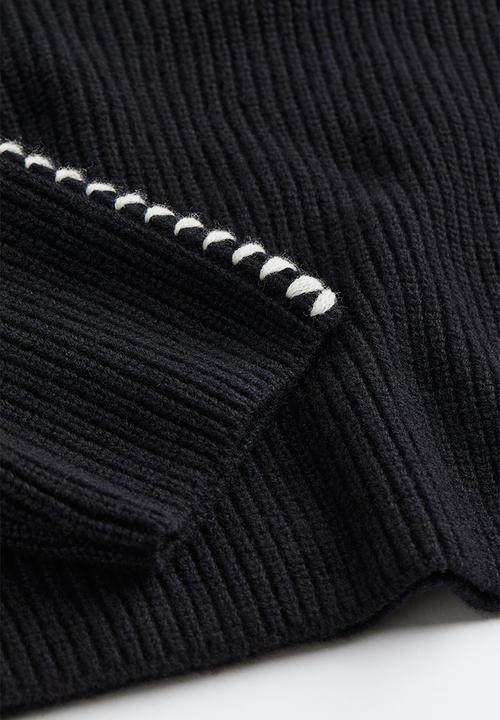 H&M - Wool turtleneck jumper - black