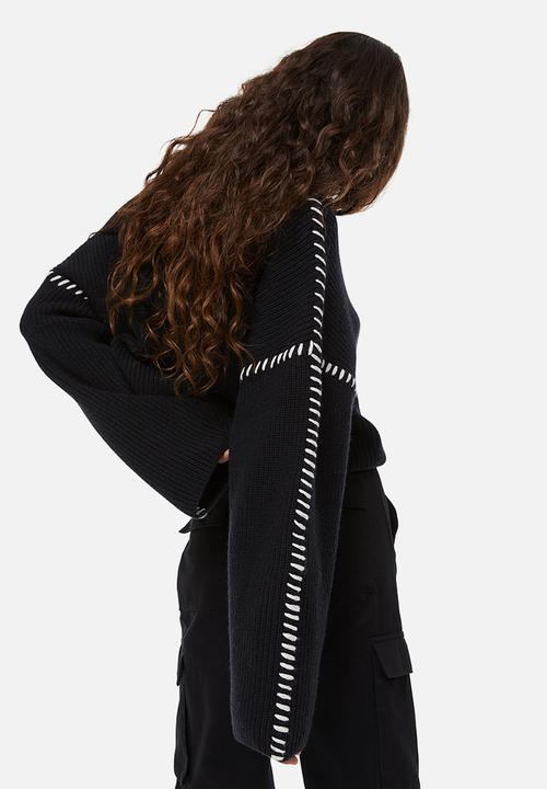 H&M - Wool turtleneck jumper - black