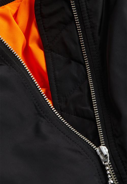 H&M - Padded bomber jacket - black
