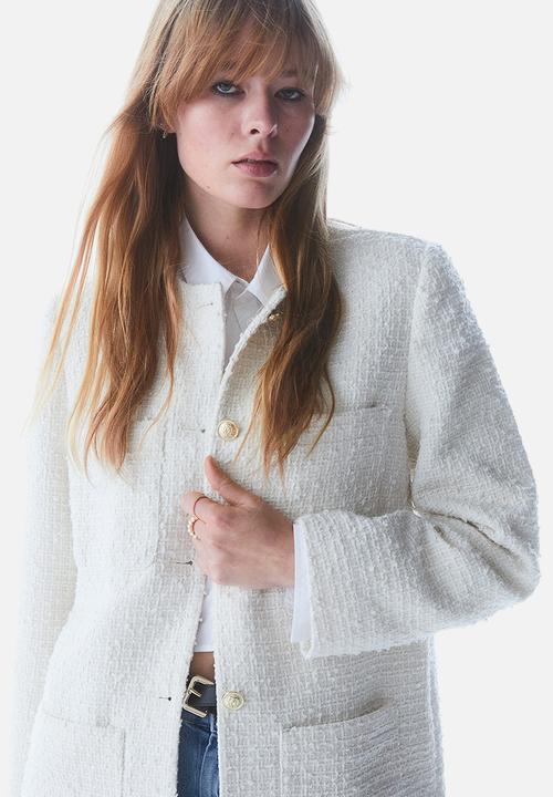 H&M - Bouclé jacket - cream 