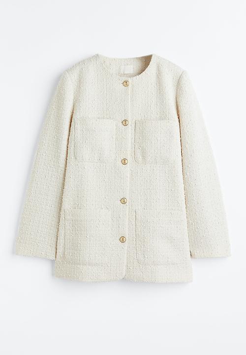 H&M - Bouclé jacket - cream 