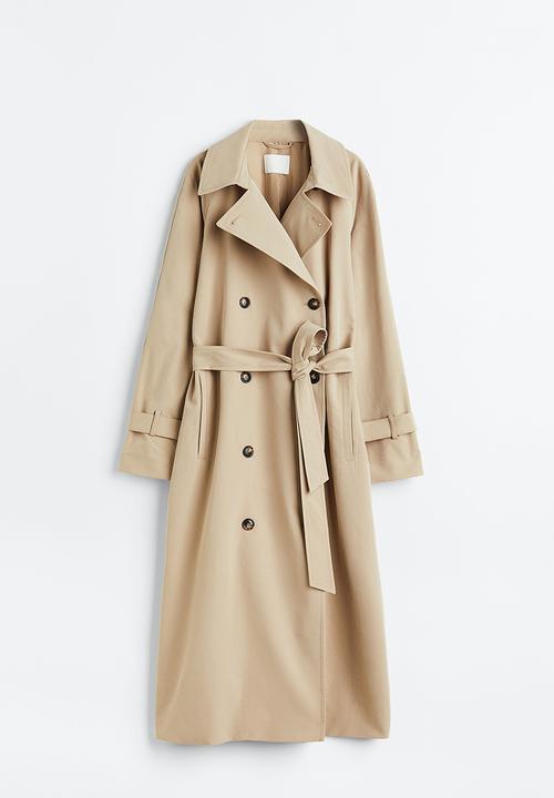 H&M - Double-breasted trench coat - beige