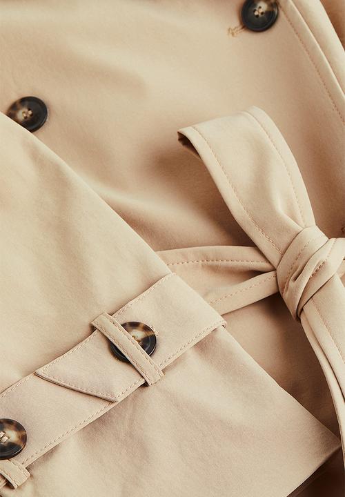 H&M - Double-breasted trench coat - beige