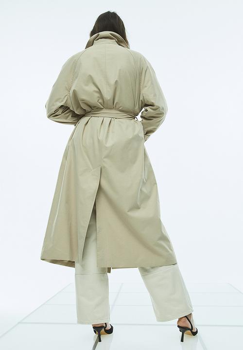 H&M - Double-breasted trench coat - beige