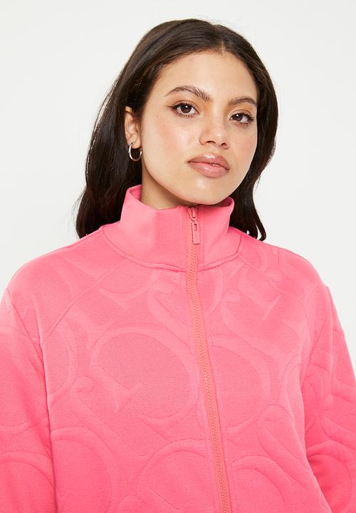 GUESS - Adelaide full zip sweatshirt - macro gj red cherry