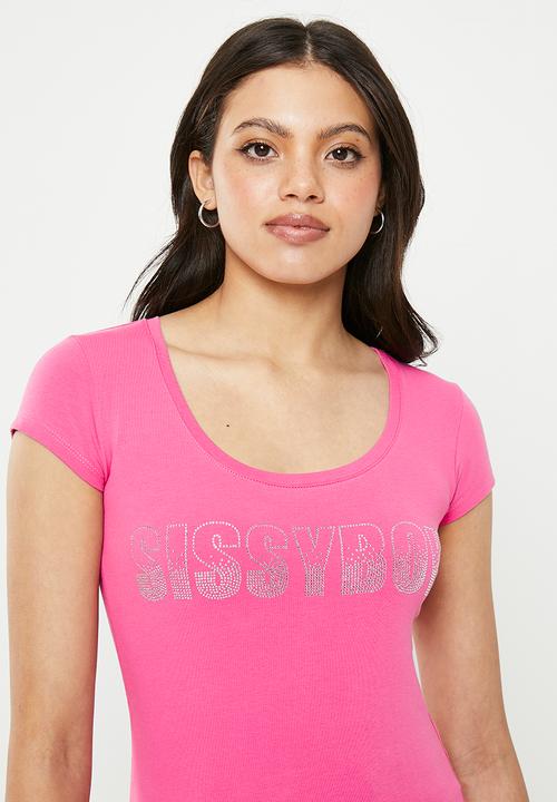 SISSY BOY - Regular fit top - dark pink