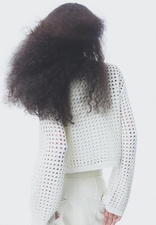 H&M - Pointelle-knit jumper - white