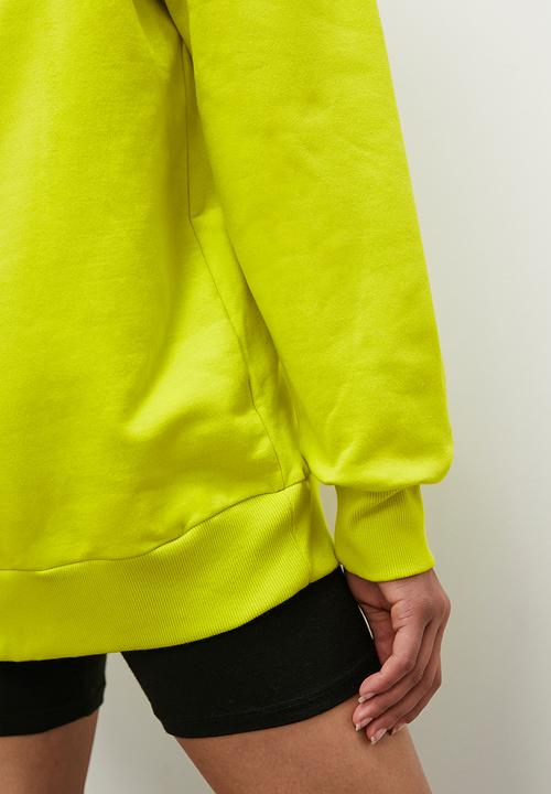 Blake - Slouch hoodie - lime