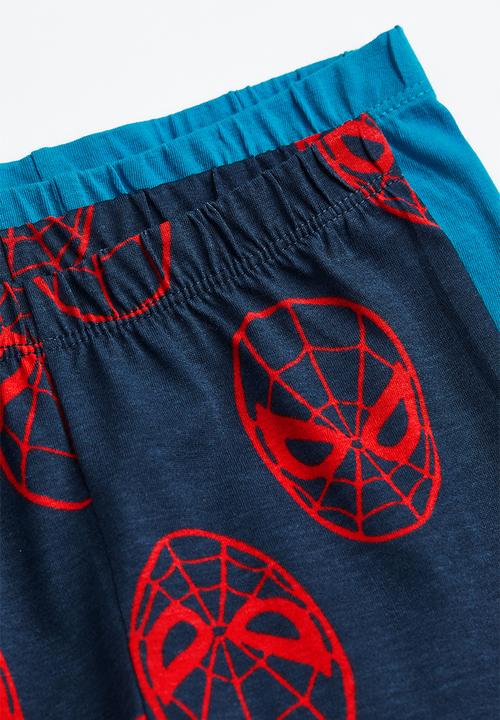 H&M - 2-pack pyjamas - red / spider-man